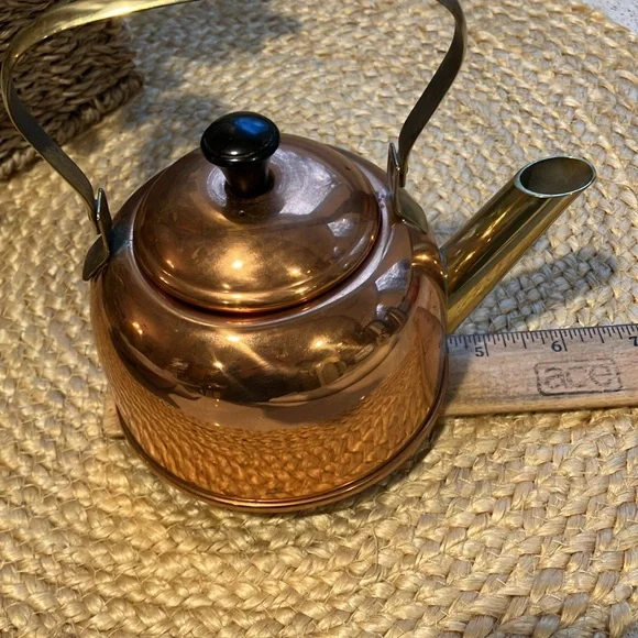 Small Copper Tea Kettle - Coppercraft Guild - Picture 11 of 12